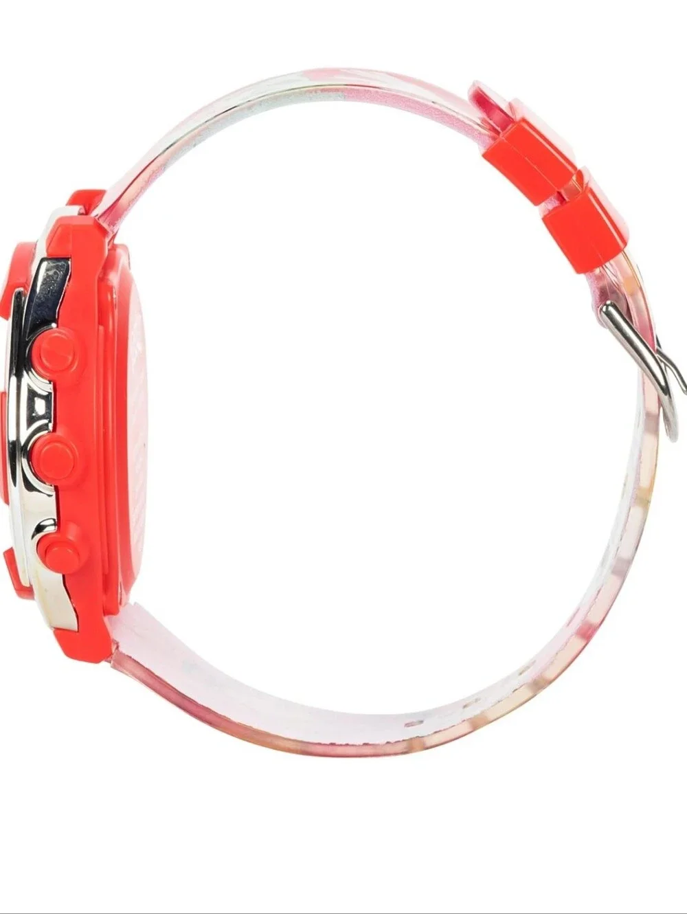 Kids Flashing LCD Watch - Red Pikachu & Bulbasaur
